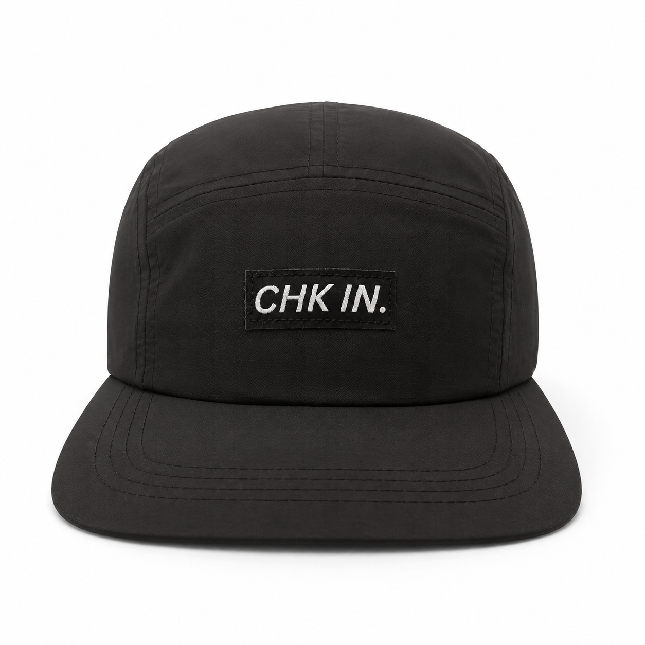 CHK IN. Core Black Cap